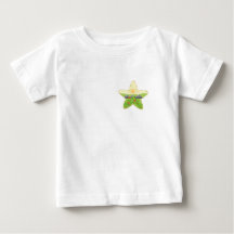 white t  shirt  printed with nature