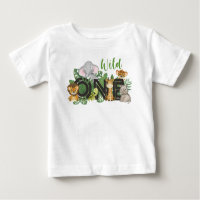Wild One Boy 1er Anniversaire Jungle Safari mignon