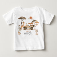 Wild One Boy 1er Anniversaire Safari