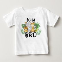 Wild One Bro Brother 1er anniversaire Safari famil