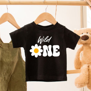 T-shirt Pour Bébé Wild ONE Daisy 1er premier anniversaire