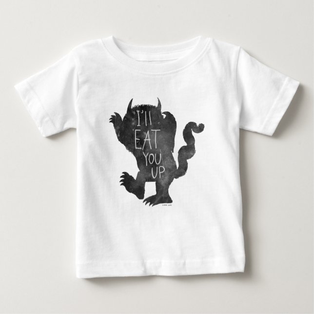 T-shirt Pour Bébé Wild Thing | Je vais vous manger (Devant)