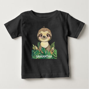 T-shirt Pour Bébé Wildlife Sloth Baby
