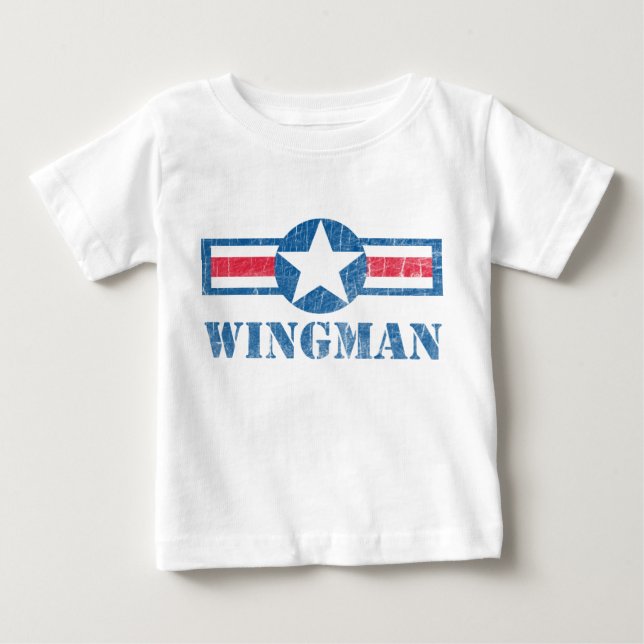 T-shirt Pour Bébé Wingman Vintage (Devant)
