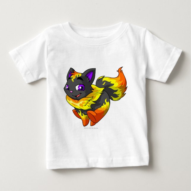 T-shirt Pour Bébé Wocky Fire (Devant)