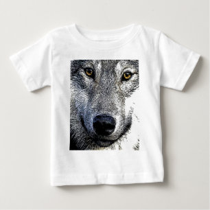 T-shirt Pour Bébé Wolf Eyes