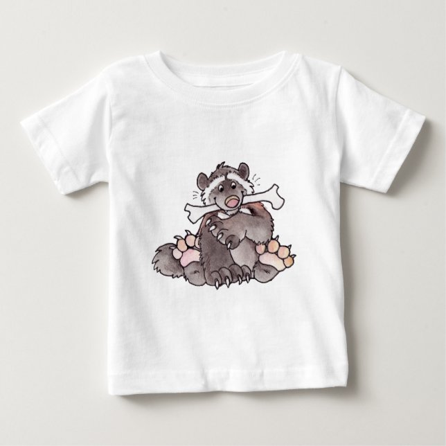 T-shirt Pour Bébé Wolverine heureux (Devant)