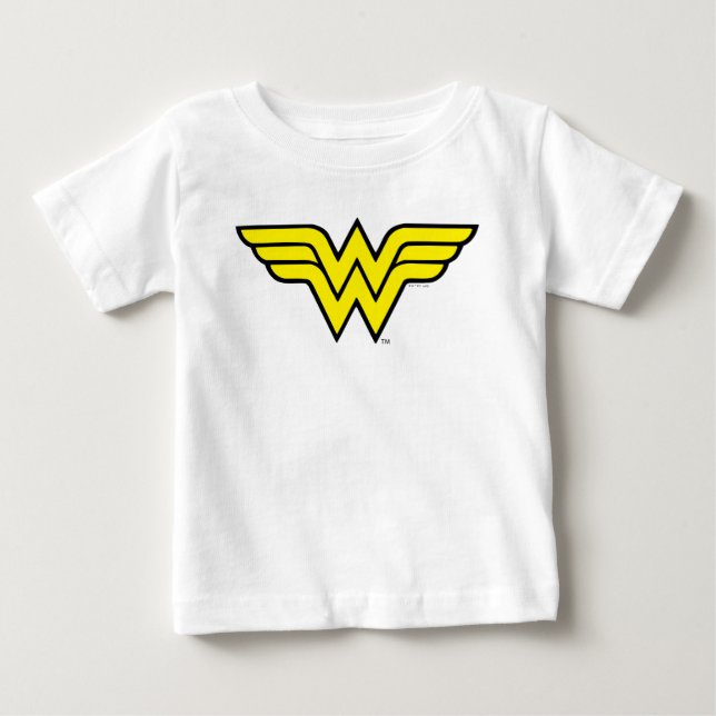 T-shirt Pour Bébé Wonder Woman | Logo classique (Devant)
