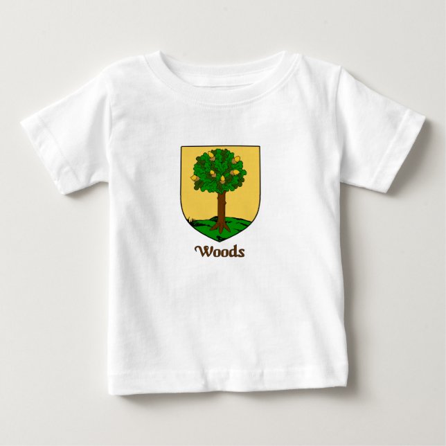 T-shirt Pour Bébé Woods Family Shield (Devant)