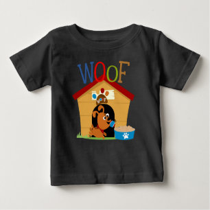 T-shirt Pour Bébé Woof Dog