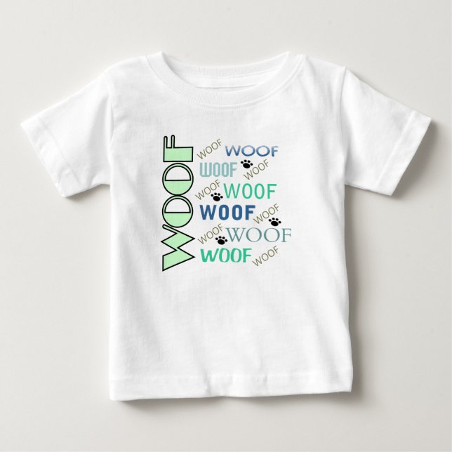 T-shirt Pour Bébé WOOF & WOOF With Pws Toddler Tee (Devant)