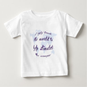 T-shirt Pour Bébé World Travel World