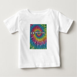 T-shirt Pour Bébé "Xpectations Xceed." en multicolore :