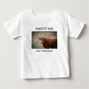 T-shirt Pour Bébé Yakety Yak (Don't Talk Back) chemise bébé