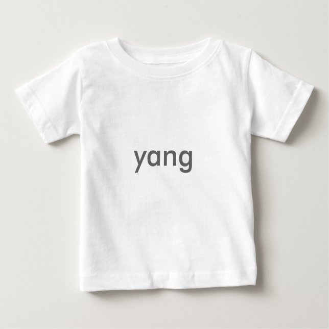 T-shirt Pour Bébé yang (Devant)