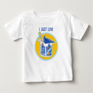 T-shirt Pour Bébé Yaourt d'abricot en pot