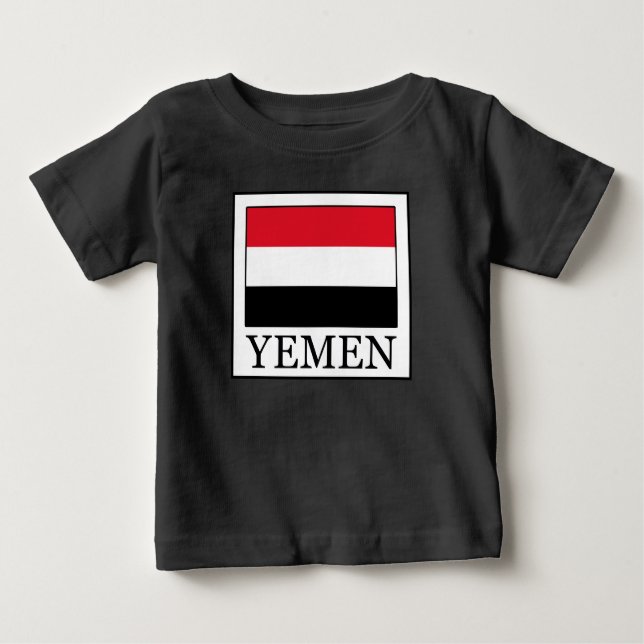 T-shirt Pour Bébé Yémen (Devant)