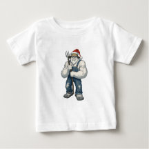 Yeti Abominable Fermier de Noël Drôle de Ferme de