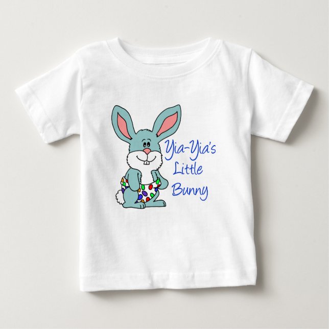 T-shirt Pour Bébé Yia-Yia Little Bunny (Devant)