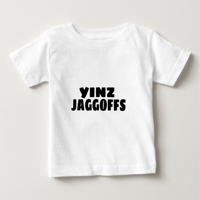 T-shirt Pour Bébé Yinz Jaggoffs (Devant)