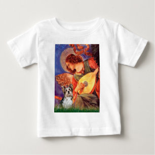 T-shirt Pour Bébé Yorkshire Terrier (Biewer) - Mandoline Ange