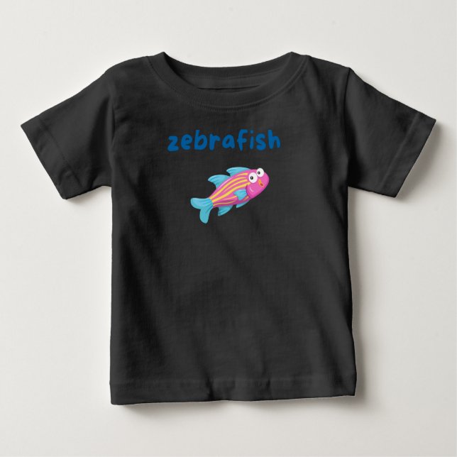 T-shirt Pour Bébé Zèbre (Devant)