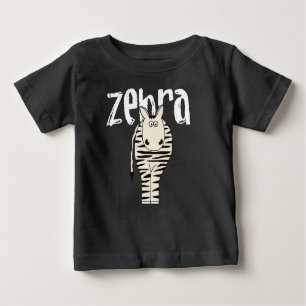 T-shirt Pour Bébé Zèbre
