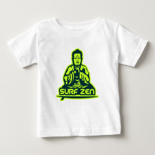 T-shirt Pour Bébé Zen de surf (Devant)