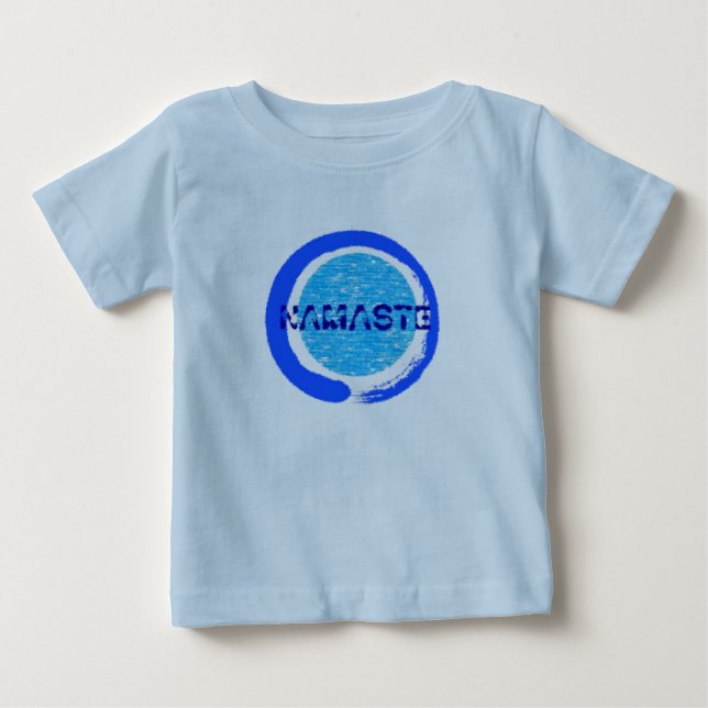 T-shirt Pour Bébé Zen Namaste - Vêtements pour bébés de yoga (Devant)
