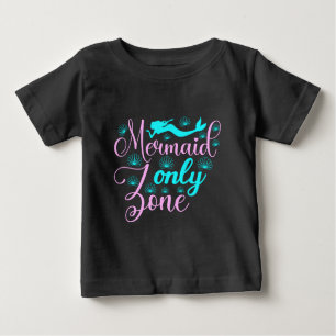T-shirt Pour Bébé Zone Mermaid uniquement