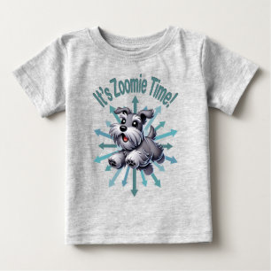 T-shirt Pour Bébé Zoomie Time Miniature Schnauzer