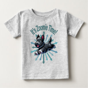 T-shirt Pour Bébé Zoomie Time Scottish Terrier