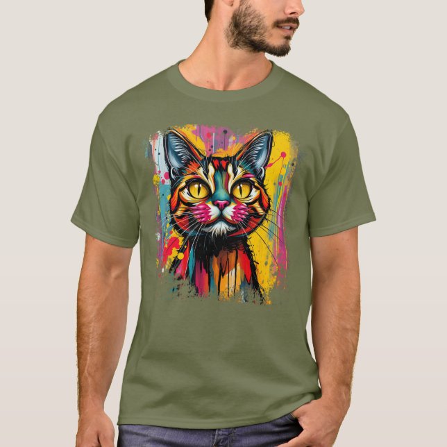 T-shirt pour chat super confortable (Devant)
