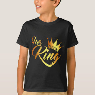 T-shirt Pour chemise son roi mari femme anniversaire