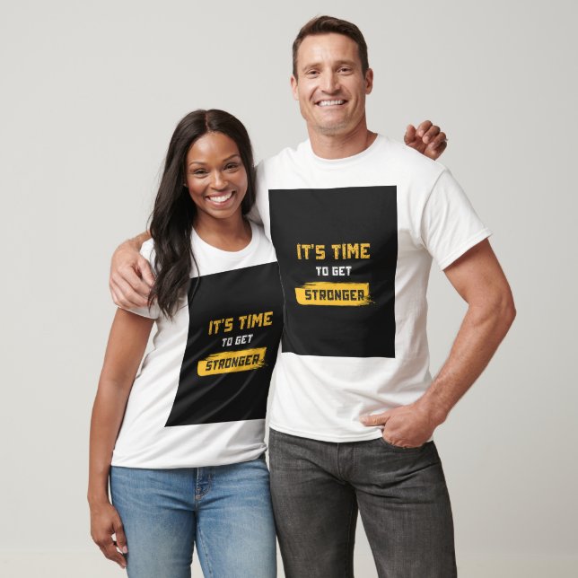 T-shirt pour couple blanc (Unisexe)