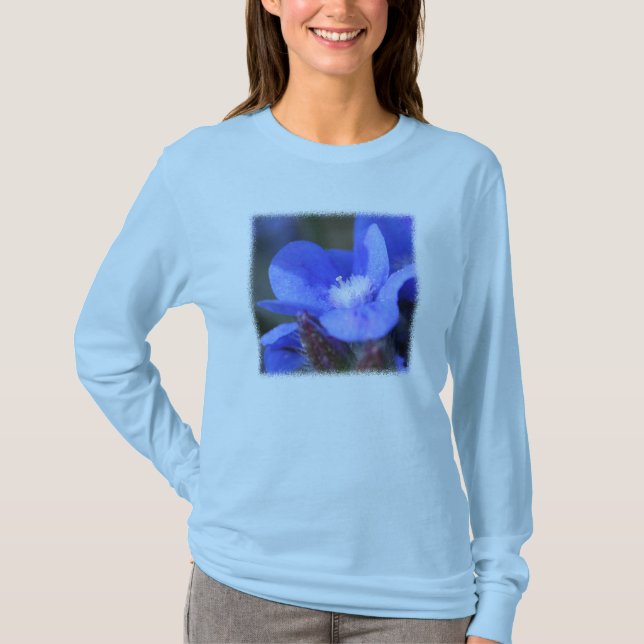 T-shirt pour dames Summer Forget-Me-Not (Devant)