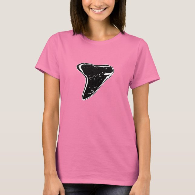 T-shirt pour dents de requin pour femmes (Devant)