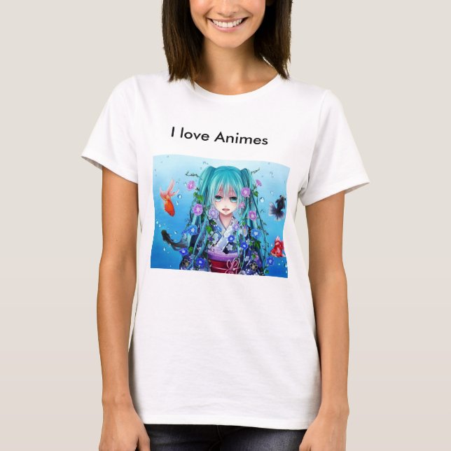 T-shirt Pour des Anime amants vrais :] (Devant)