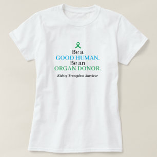 T-shirt pour don d'organes de transplantation pers