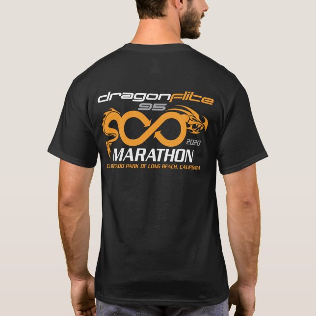 T-shirt pour DragonFlite 95 Marathon 2020  (Dos)