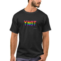 T-shirt pour drapeau arc-en-ciel YNOT Pride
