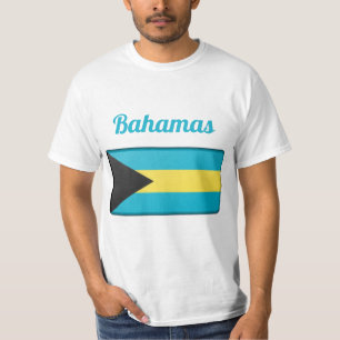 T-shirt pour drapeau des Bahamas