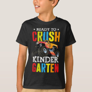 T-shirt Pour Écraser Gardergarten Garçon Monster Camion Re
