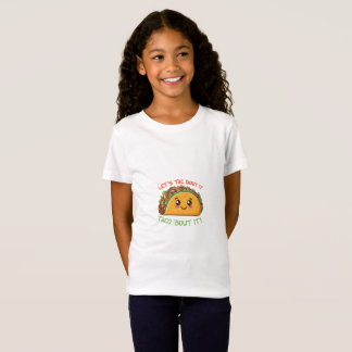 T-shirt pour enfant conçu "Discutons-en"
