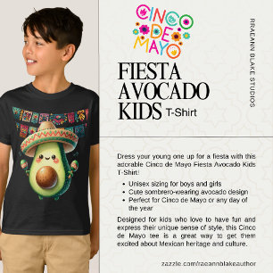 T-shirt pour enfants à l'avocat pour la fête du Ci
