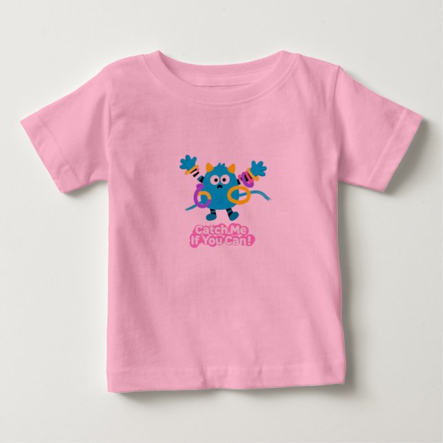 T-shirt pour enfants "Attrape-moi si tu peux" Mons (Devant)