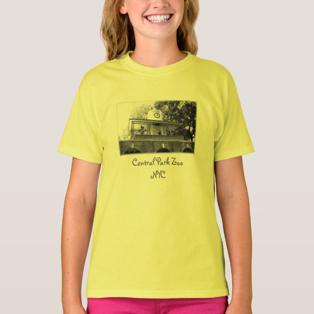 T-shirt pour enfants au zoo de Central Park (Devant)