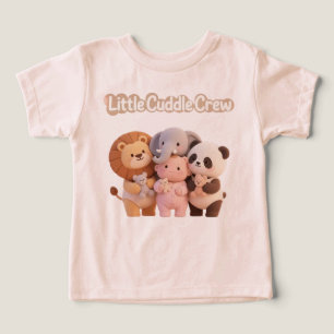 T-shirt pour enfants avec des amis animaux mignons