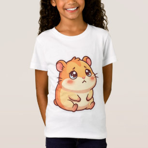 T-shirt pour enfants avec un mème de hamster chibi
