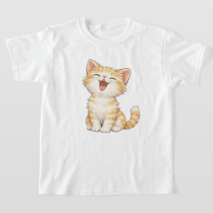 T-shirt pour enfants avec un mignon chat américain